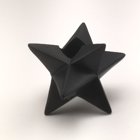 2. sortering – Stjerne lysestage Abi 6,5 cm – Sort