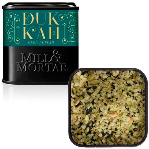 Mill & Mortar Grøn Dukkah Mandler m. Grøn Pistacie Ø (75 gr)