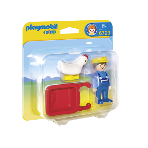 Bonde med trillebør – 6793 – PLAYMOBIL 1.2.3