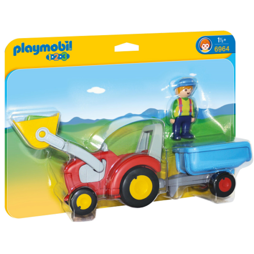 Landmand med traktor og anhænger – PL6964 – PLAYMOBIL 1.2.3