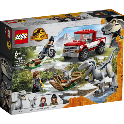 Blue og Beta – velociraptor-fangst – 76946 – LEGO Jurassic World